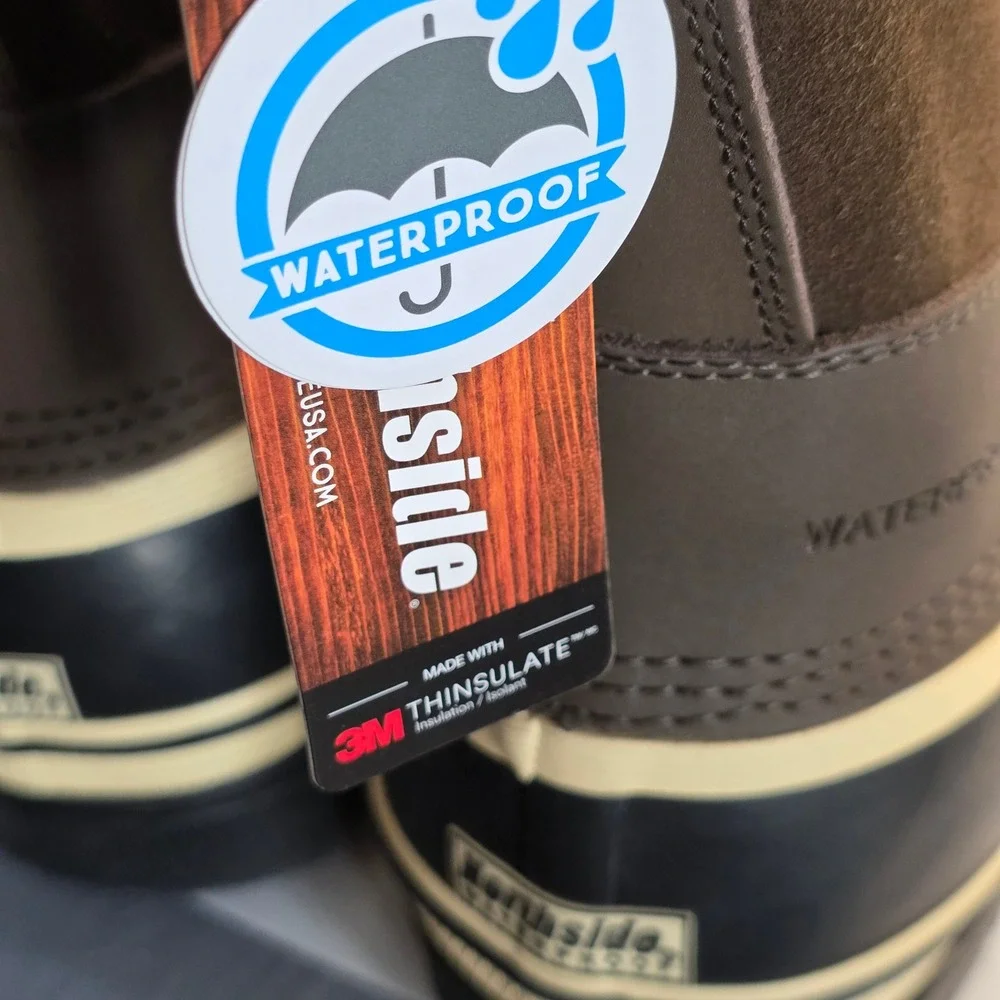 Northside Back Country Polar Mens‎ 12 Brown Waterproof Insulated -40F Boots NEW